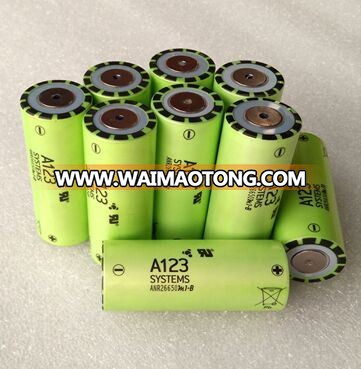 Newest 26650 A123 (2500mAh) LiFePO4 Li Ion Battery for Bike, Motor, Auto-Start Car